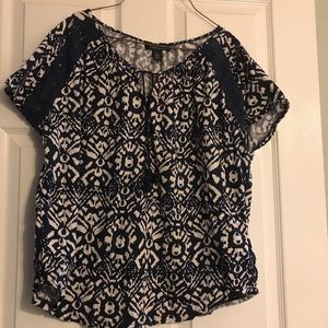 Ralph Lauren Lace Insert Top
